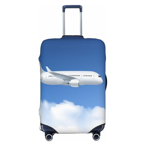 Airplane Air Luggage Cover for Suitcase, Suitcase Cover Protector Fit 25-28 Inch Luggage Travel Accessories, L