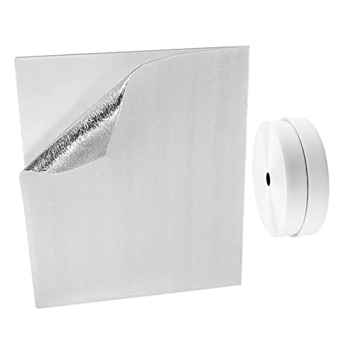 Homoyoyo Attic Insulation Cover Air Vent Covers Aluminum Film Material Ceiling Fan Seal Leakproof for Attic