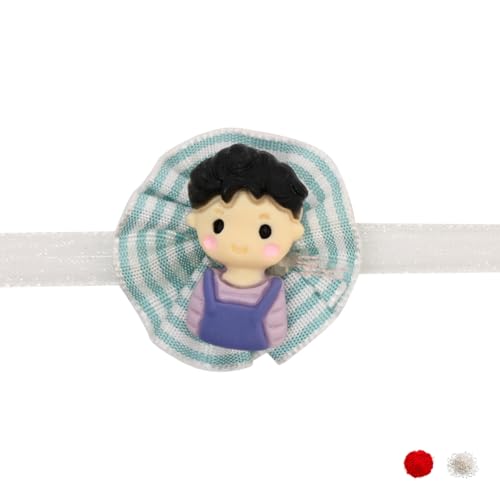 Image of I Jewels Soft Cartoon Character Kids Rakhi With Roli Chawal & Rakshabandhan Card for Bro /Brother /Bhai