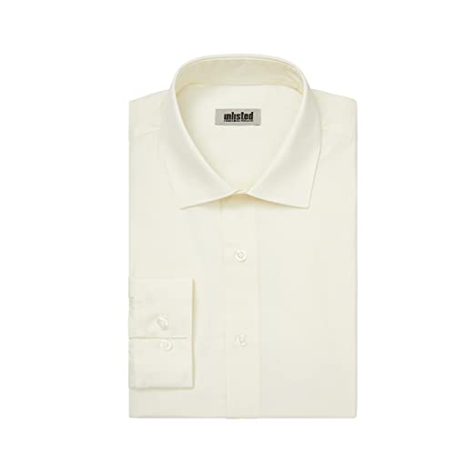 Unlisted By Kenneth Cole Mens Slim Fit Solid Dress Shirt, Sundew, 15 -15.5 Neck 32 -33 Sleeve Medium Us #TOP2
