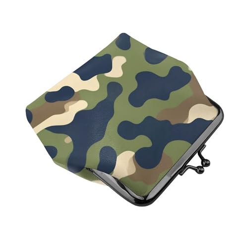 Army Green Camouflage Vietnam Tiger Stripe Camo (1) Kiss Lock Coin Change Wallet Purses for Women3