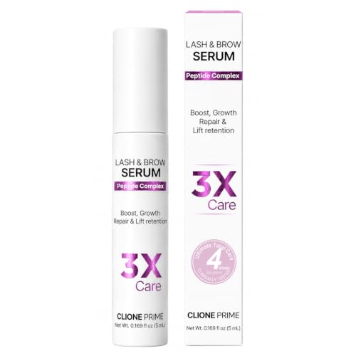Korean Eyelash Growth Serum - Prostaglandin Free Serum de Pestañas Natural Lash and Brow Growth Thickening Lengthening Nourishing Lash Lift Brow Lamination After Care