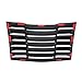 IKON MOTORSPORTS Rear Window Louver Compatible with 2011-2023 Dodge Charger, IKON Style Gloss Black Rear Vent Cover Windshield 2PCS, 2012 2013 2014 2015 2016 2017