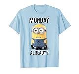 Despicable Me Minions Bob Monday Already Graphic T-Shirt T-Shirt