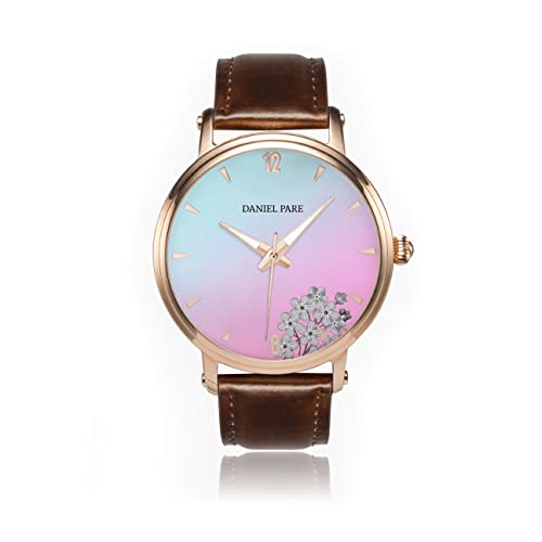 Montre automatique 46 mm cuir gris pour sublimer vos tenues chic