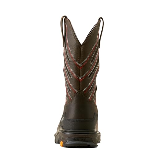 ARIAT Men's Intrepid VentTEK Composite Toe Work Boot, Iron Coffee, 11 by ARIAT - Image 5