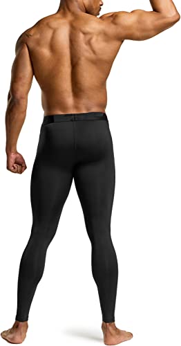 TSLA Men's Compression Pants - Cool Dry Athletic Sports Workout Running Tights Leggings Baselayer