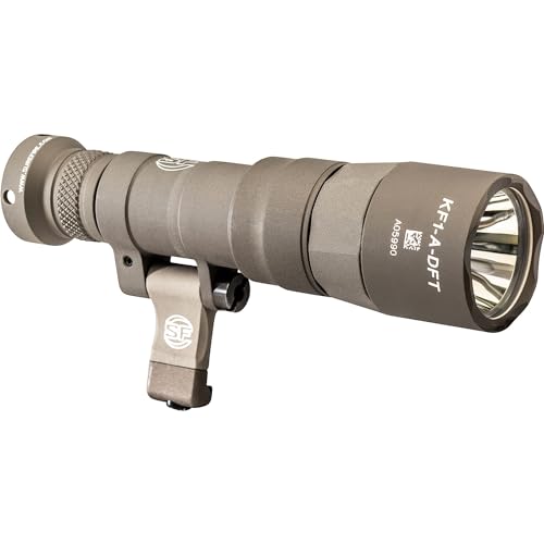 Image of SureFire Weaponlight LED - M340DFT-TN-PRO Up to 650 Lumens & 95,000 Candela | M340DFT-TN-PRO Mini Scout Light Pro Dual Fuel Turbo Beam LED w / Click Tailcap Switch - Mil-Spec Hard Anodized IPX7 - Tan