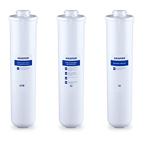 Aquaphor RO-101S MORION BIG SERVICE Umkehrosmose Wasserfilter Umkehrosmoseanlage Filter Ersatzfilterset 3 Stück K2, K5 + K7M