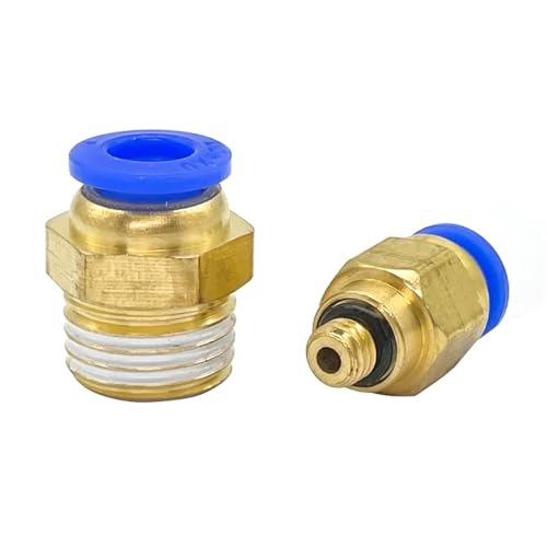 Raccord rapide en laiton pour stopper les fuites d'air de tuyau 4-12mm