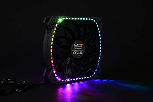 Enermax T.B. RGB AD Edition 3 Pack of 120mm PWM Case Fan; Unique 4-Ring Addressable RGB Lighting Sync via Motherboard/RGB Control Box; UCTBRGBA12P-BP3 2