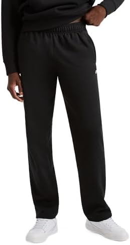 Champion Men's Open-Bottom Fleece Sweatpants, Standard Fit, Midweight Fleece, Available in Regular and Big & Tall