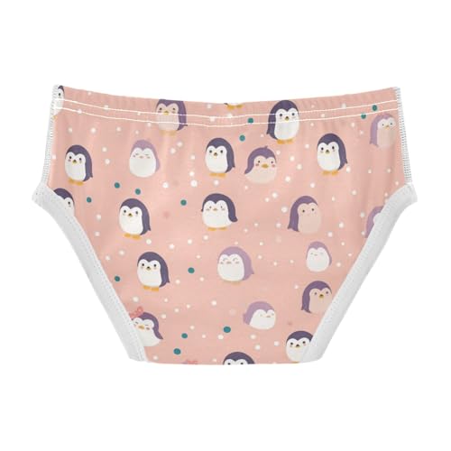 KLL Seamless Pattern Penguins Boys Toddler Comfort Boxer Briefs Breathable Children Panties2