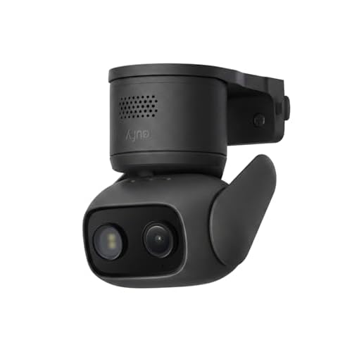 eufy Überwachungskamera C31 kabelgebunden, Außen & Innen, 360°-Sicht mit Schwenken/Neigen, Farbnachtsicht, KI-Erkennung Mensch/KFZ/Tier/Weinen, Dual-Antenne, lokaler Speicher, ohne ABO, 24/7
