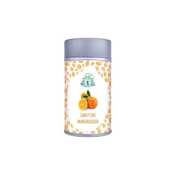 SweetCare Orangen-, Zimt-, Ingwer-, Chili-, Zitronen-, Mint- Zuckerersatz mit Erythritol und Stevia, die natürliche… – Bild 4