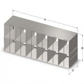 Custom Biogenic Systems UMP619LR Upright Cryogenic Freezer Rack for ...