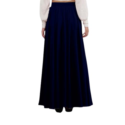 Image of JYESHTA Women's American Crepe Flared A Line Stitched Long Skirt with 12 Mtr Flare 40 in Height | Skirts for Women Long Length | Long Skirts for Girls