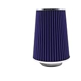 Filtro de aire deportivo abierto for coche de 76 mm, filtros de admisión de aire frío de alto flujo de 89 mm, 101 mm, 3 pulgadas y 4 pulgadas.(76mm-Blue)