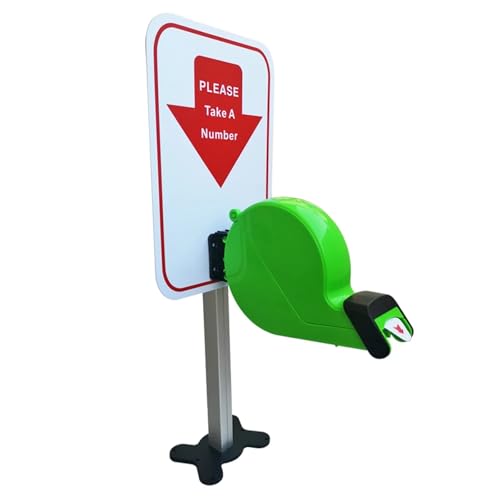 Please Take A Number Ticket Dispenser Machine For Wall Desk Counter Queuing System For Deli-Counter/Cafe/Supermarket/Clinic