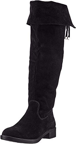 Tamaris 1-1-25537-23, Botas Mosqueteras para Mujer, Negro (Black 1), 38 EU