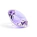 Crystal Glass Diamond Shaped Decoration 80mm Jewel Paperweight,Gift Decoration Idea For Christmas, Thanksgiving (Purple)