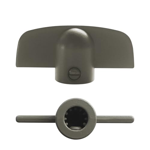 Llhhs Window Crank Handle Replacement for Andersen Operator Handle, 3/8' T-Handle Stone Color for...