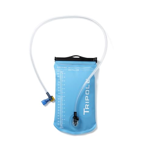 Image of Tripole Hydration Bladder for Running, Cycling and Motor Biking | BPA Free | 2 litres