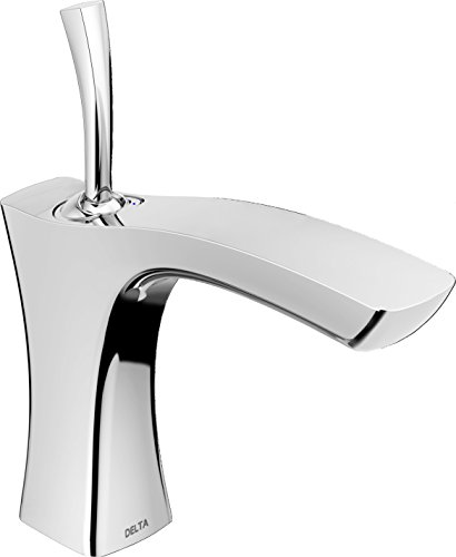 One-Day Sale: Up to 70% Off Delta Faucet 552LF-LPU Tesla Single Handle Bathroom Faucet Less Pop-Up, Chrome
