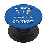 Funny Wine Tee Graphic M23T It Takes Two & To Make
