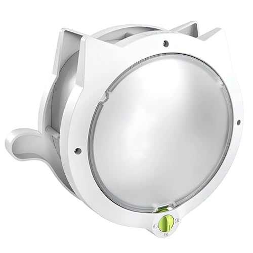 Vestamore Cat Door, White, 4-Way Locking, 31 X 26 Cm, Interior Installation