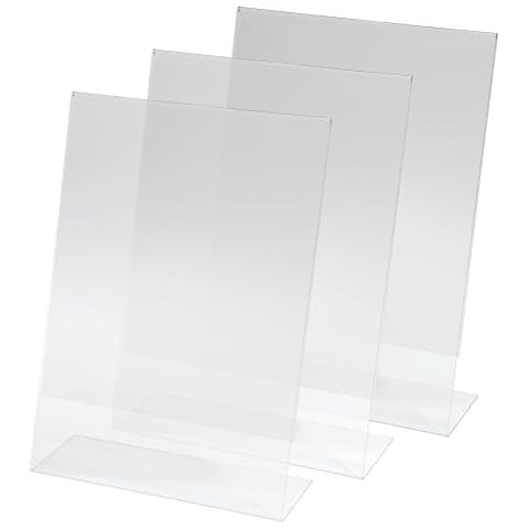 Kangaro SY110 Soporte de sobremesa, inclinado, acrílico, para A4, 3 unidades Cover