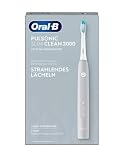 Oral-B Elektryczna soniczna szczoteczka soniczna/elektryczna szczoteczka do zębów Pulsonic Slim Clean 2000, 2 tryby szczotkowania do pielęgnacji zębów i zdrowych dziąseł z zegarem, prezent dla mężczyzny/kobiety, zaprojektowany przez Braun, szary