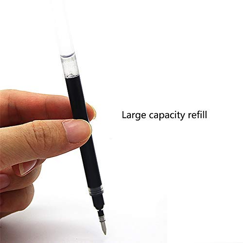 Image of BaoKe 0.7mm Smooth Flow Gel ink Pen 4Pcs Black+4 pcs Blue+4pcs Red Combo Pack of 12 pcs