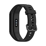 banda huawei 3 Longitud ajustable: el tamaño se puede ajustar de acuerdo a la muñeca de cada persona. Se adapta a muñecas de 13,9 a 22 cm