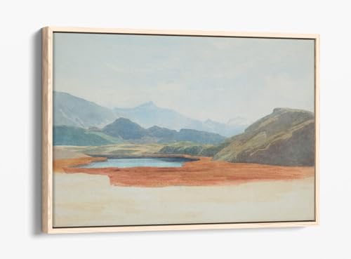 Toile avec cadre flottant chêne clair James Richmond d'art 76 cm