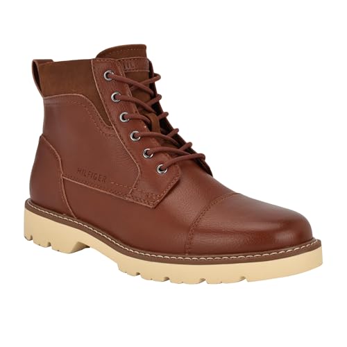 Bottes Tarlin Tommy Hilfiger pour homme en cuir élégant