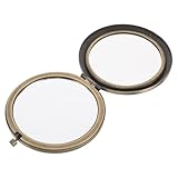Facile à transporter : grâce à sa conception pliable et légère, ce miroir se glisse facilement dans un sac à main. petit miroir compact, petit miroir de poche