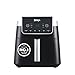 Ninja Air Fryer MAX PRO, 6.2L, Uses No Oil, Large Square Single Drawer, Roast, Bake, Air Fry, Digital, Cook From Frozen, Non-Stick, Dishwasher Safe Basket & Crisper Plate, Grey, AF180UKBRN