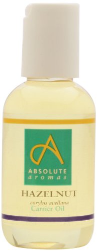 Absolute Aromas Hazelnut Oil (Corylus Avellana) 50ml - Pure, Natural, Cold-Pressed, Vegan and Cruelty Free – Moisturising Carrier Oil for Body and Facial Massage