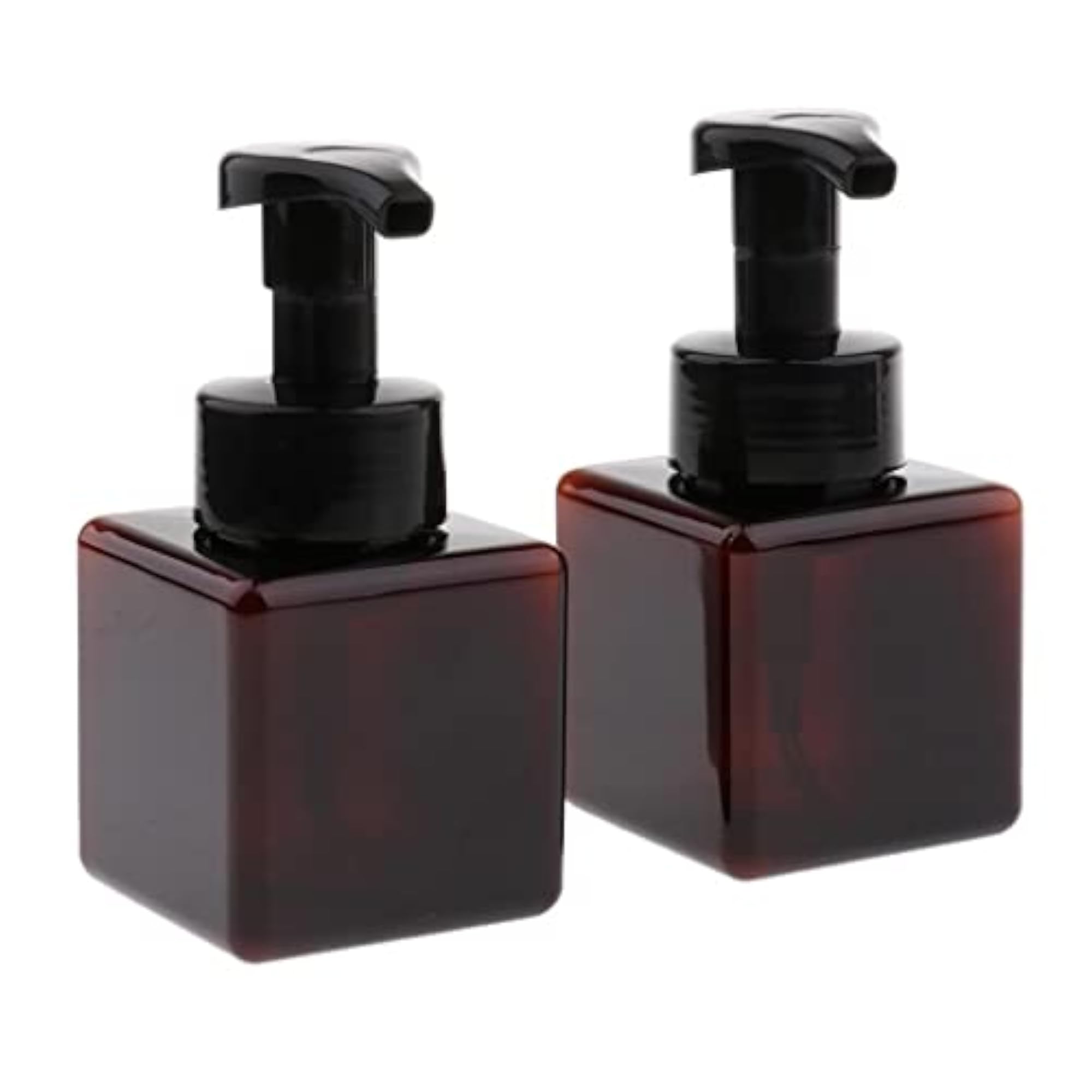 4 Pieces Empty Square Foam Lotion Pump Bottle Dispenser Vials Container Jar