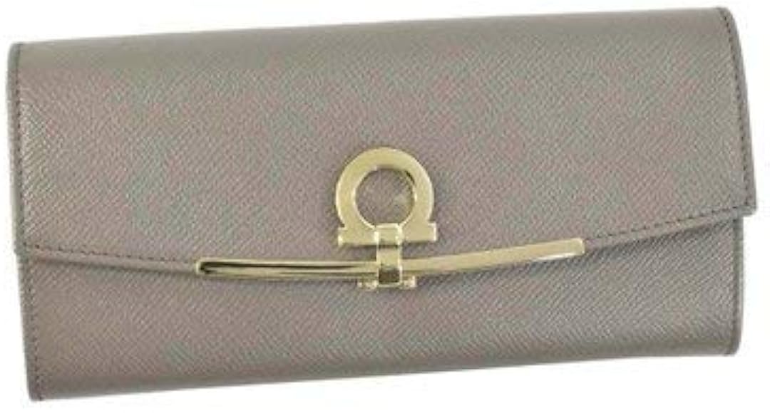 Ferragamo フェラガモ 長財布 レディース 硬く グレージュ 22 D150 