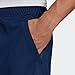 adidas Men's Essentials Logo Training Shorts, Dark Blue/White, Large