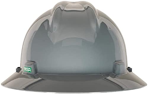 MSA 10019548 V-Gard Full Brim Silver Hard Hat - Each - View #7