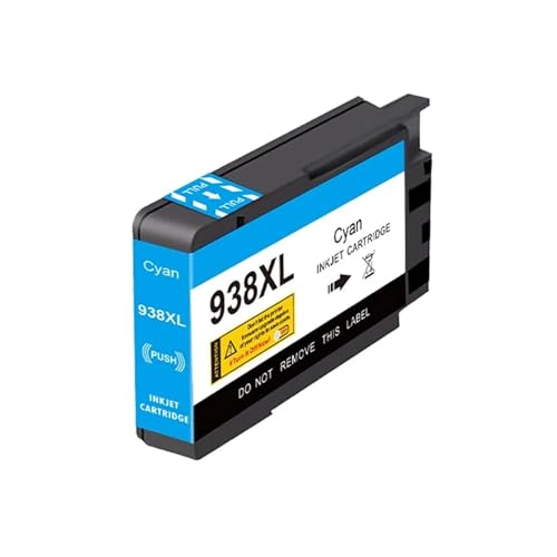 Cartucho de Tinta 938XL 938 XL, Compatible con inyección HP Officejet Pro 9110b 9120 9130 9720 9730(C 1PC)