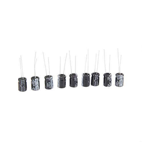 Oak-Pine 120pcs 12 Values 16V 50V Electrolytic Capacitor Assortment Kit Aluminum Assorted Capacitors Set (Range 0.22uF 0.47uF 1uF 2.2uF 4.7uF 10uF 22uF 33uF 47uF 100uF 220uF 470uF) Oak-Pine 120pcs 12 Values 16V 50V Electrolytic Capacitor Assortment Kit Aluminum Assorted Capacitors Set (Range 0.22uF 0.47uF 1uF 2.2uF 4.7uF 10uF 22uF 33uF 47uF 100uF 220uF 470uF)