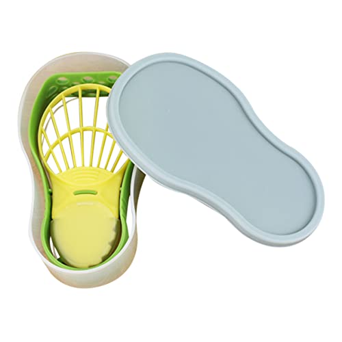 PRETYZOOM Avocado Tool Set Slicer Corer Storage Container Kitchen Gadget for Home Use Easy to Clean Ergonomic Design Random Random Color
