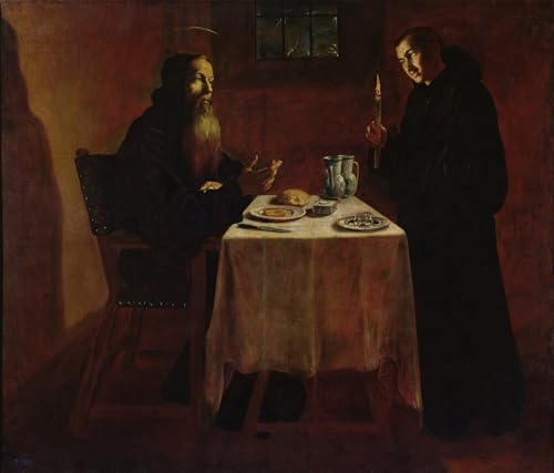 Poster Image Francisco Rizi St Benoît bénissant St Maur 60x90
