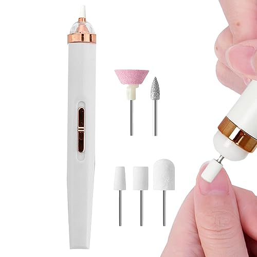 Perceuse à ongles électrique - Lime à ongles électrique à 2 vitesses, coupe-cuticules, outil polissage des ongles, ponceuse à ongles électrique pour polir, poncer les ongles