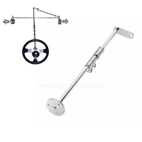Biela para volante en aleación de acero reforzado de 515 mm para go karts de cuatro ruedas 2