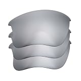 IMYTPFT Oakleys Flak Jacket XLJ Titanium Mirror Polarizzate, 3 pezzi, compatibili/di ricambio, Titanio, Taglia unica